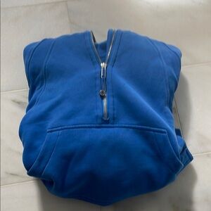 Lululemon Blue Oversized Scuba with hood XS/S